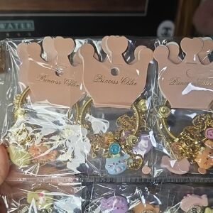 Lot Of 12...Princess Chloe Gold and Multicolor Charm Bracelets